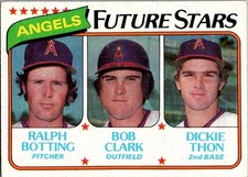 Bob Clark - Dickie Thon) Rookie - 1980 Topps #663 - California Angels