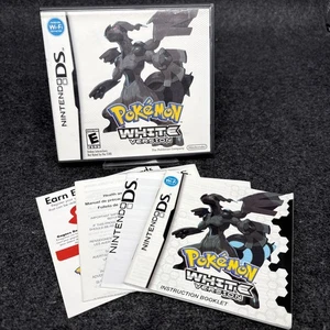 Pokémon White (DS) - Case & Manual Only W/ Inserts Fair Condition