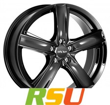 Oxxo Novel black 7.5x18" ET40 LK5 114.3 ML 72.6 Alufelgen 18 Zoll