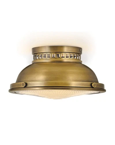 Hinkley Lighting 4081 Brass 2-Light 13"W Flush Mount Ceiling Fixture - Picture 3 of 3