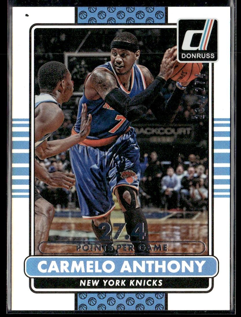 2014-15 Donruss Carmelo Anthony Stat Line Season #/274 HSC