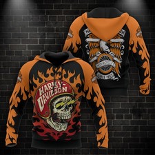 Personalized Harley Racing Davidson 3D Hoodie , Unisex Adults S-5XL