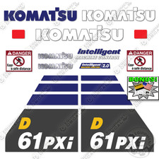Fits Komatsu D61PXI-24 Decal Kit Dozer Sticker Replacements - 7 YEAR 3M VINYL!