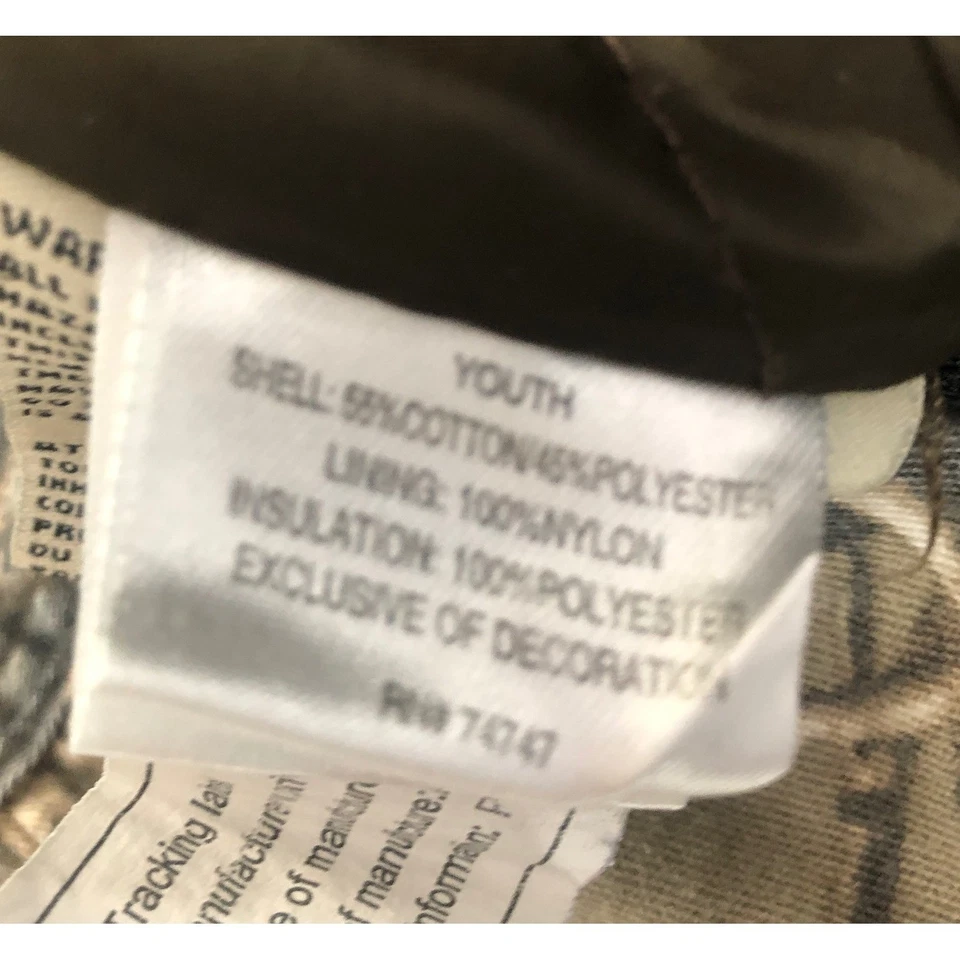 Monos camuflados Redhead Youth Realtree AP Thermolite talla 14 ropa exterior de caza Foto 4 de 4