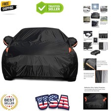 Full Car Covers for Sedan, Car Cover Waterproof All Weather Windproof Dustpro...