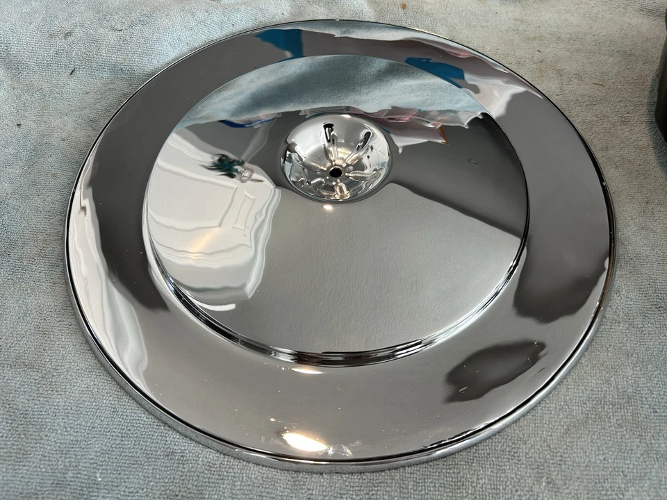 Pontiac Lemans Firebird Sprint 1968-69 OHC 6 4 BBL filtro de aire con tapa cromada Foto 3 de 4