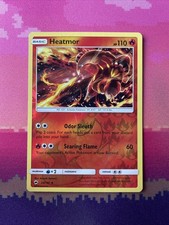 Pokemon Card Heatmor Burning Shadows Reverse Holo 24/147 NM