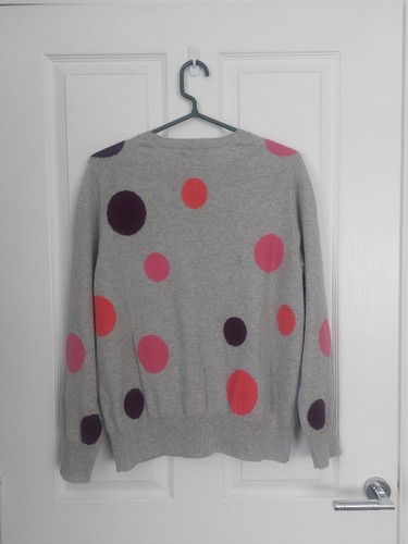 Maglione a pois M&S Autograph 100% cashmere taglia 16 - Foto 4 di 5