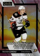 2023-24 O-PEE-CHEE PLATINUM SUNSET ROOKIE TRISTAN LUNEAU RC ANAHEIM DUCKS #238