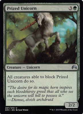 Prized Unicorn U Magic Origins 287 NM