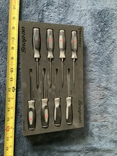 Snap On 8pc Mini Screwdriver And Torx Set, Grey, In Foam Tray…..see Pics…