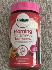 Lot of 3 Centrum Morning Sickness Relief Gummy Citrus Ginger 60 Ct 180 Total 