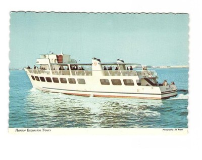 Harbor Excursion Tours, Point Loma, vintage postcard unposted