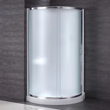 Miseno MSD3478KIT 78"H x 34"W Framed Shower Door Enclosure for - Chrome