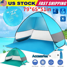 Pop Up Beach Tent Portable Sun Shade Shelter Camping Fishing Canopy &Bag Outdoor