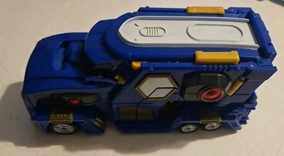 Turning Mecard Megatech Teryx Blue Transforming Toy