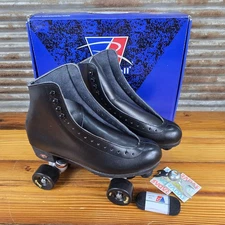 Riedell 120 Premium Leather Rhythm and Dance  Roller Skates Size Men's 10