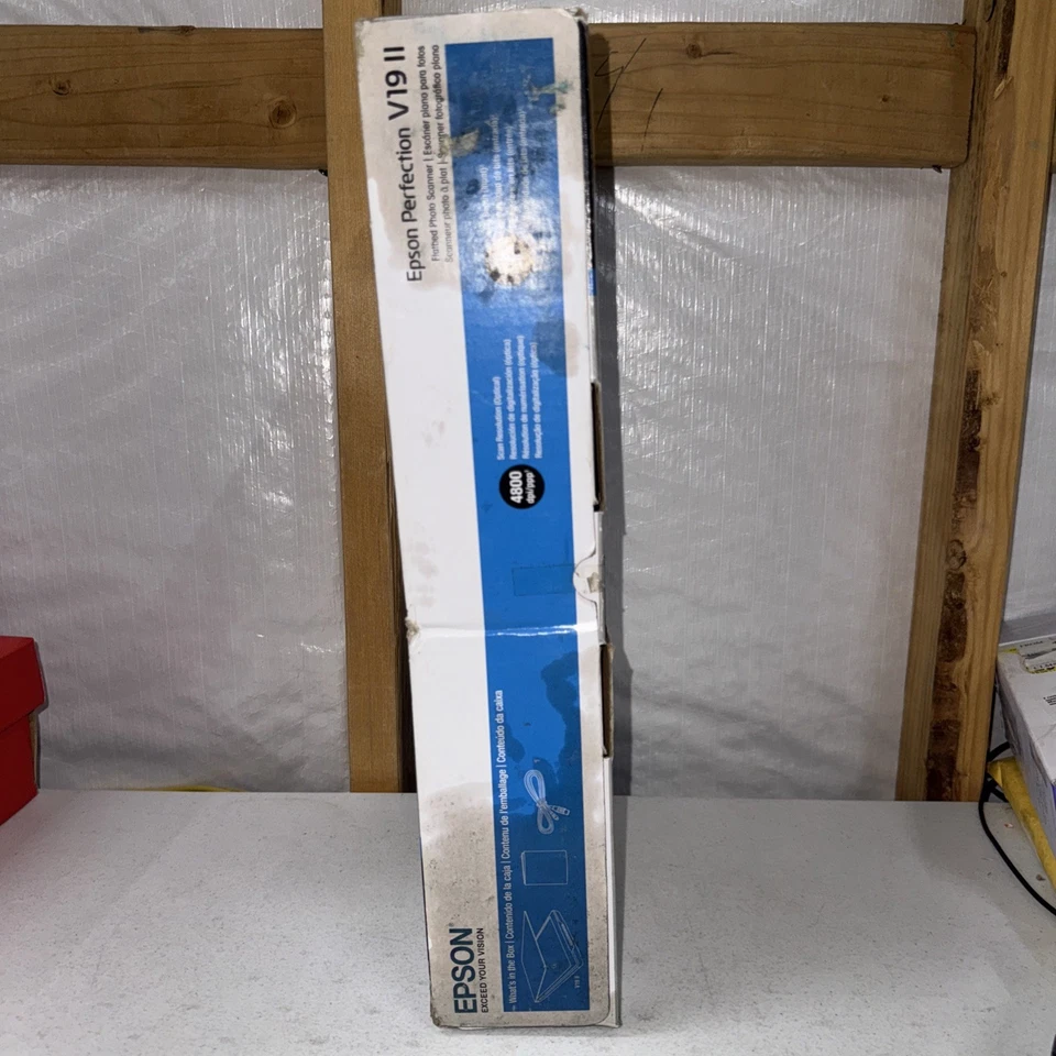 NEW OPEN BOX - Epson Perfection V19 II Flatbed Photo Color Scanner - B11B267201 - Image 2 of 3