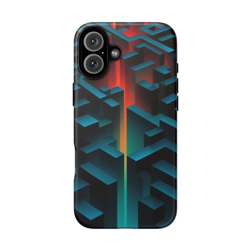 Dark Neon Labyrinth Red Shift Phone Case for iPhone, Samsung Galaxy, Pixel - 第 25/242 張圖片