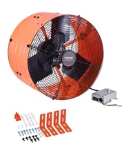 VEVOR✅Gable Mount Fan,16 Inch Attic Exhaust Fan with Adjustable Thermostat & Out