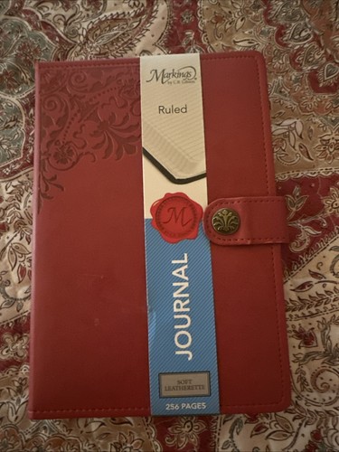 JOURNAL SOFT LEATHERETTE 256 PAGES BY MARKINGS SIZE "8.5" X "5.5"