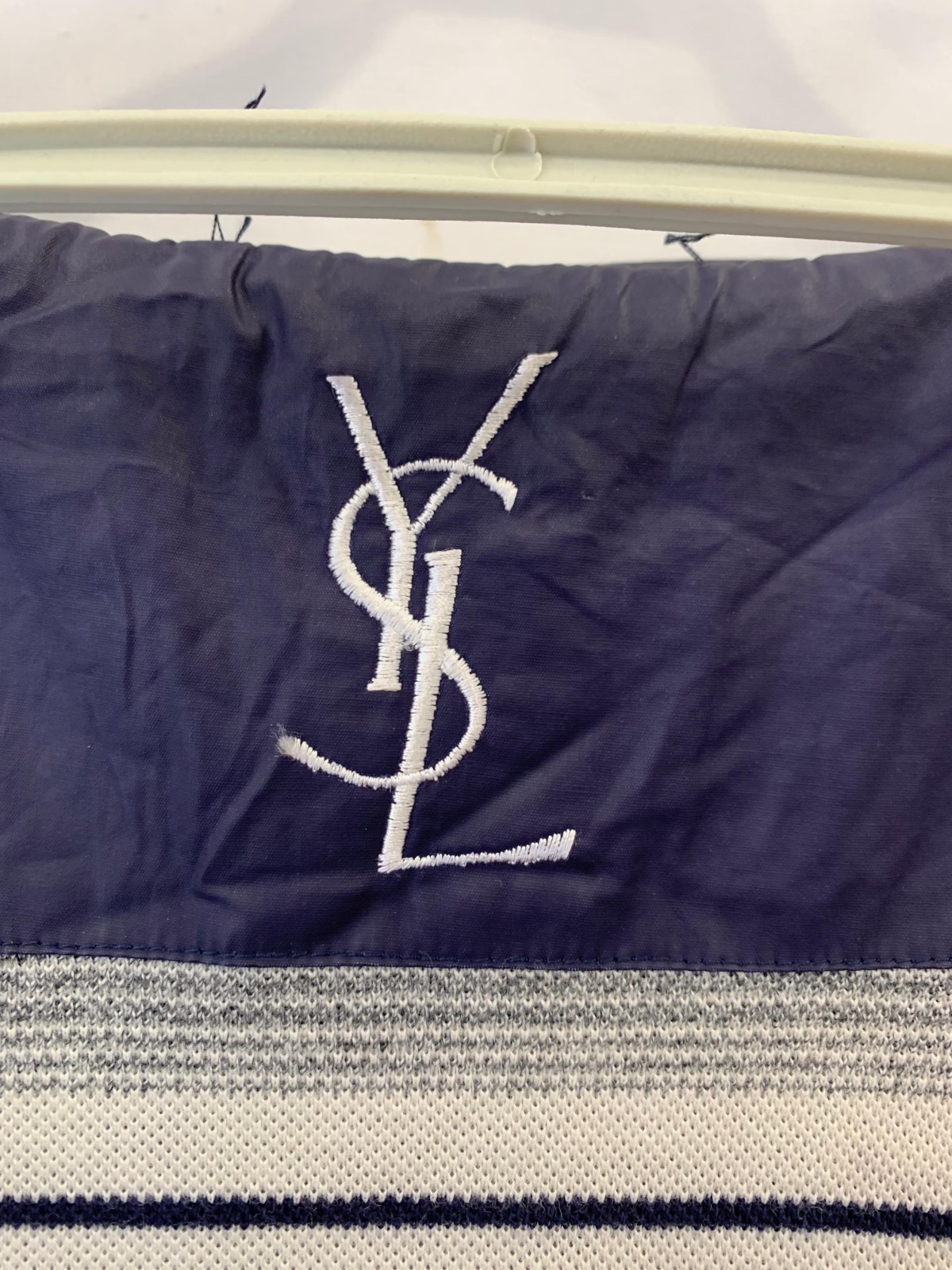 Yves Saint Laurent Pour Homme Vintage Navy Hooded… - image 7