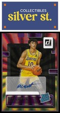 2022-23 Donruss #234 Max Christie Rated Rookies Signatures Holo Rd/Gld Laser