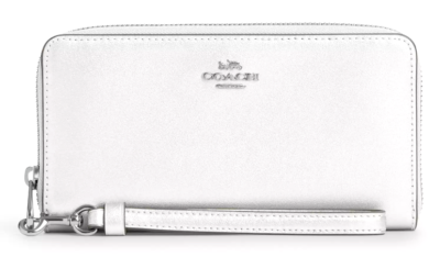 長財布 COACH Long Zip Around Wallet CY238 💙Coach Long Zip Around Wallet - CY238 Light Silver