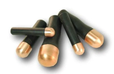 5 Piece Lead Filled Bopper Set - Copper Billets, Flint knapping tools, arrowhead - Image 1 of 4