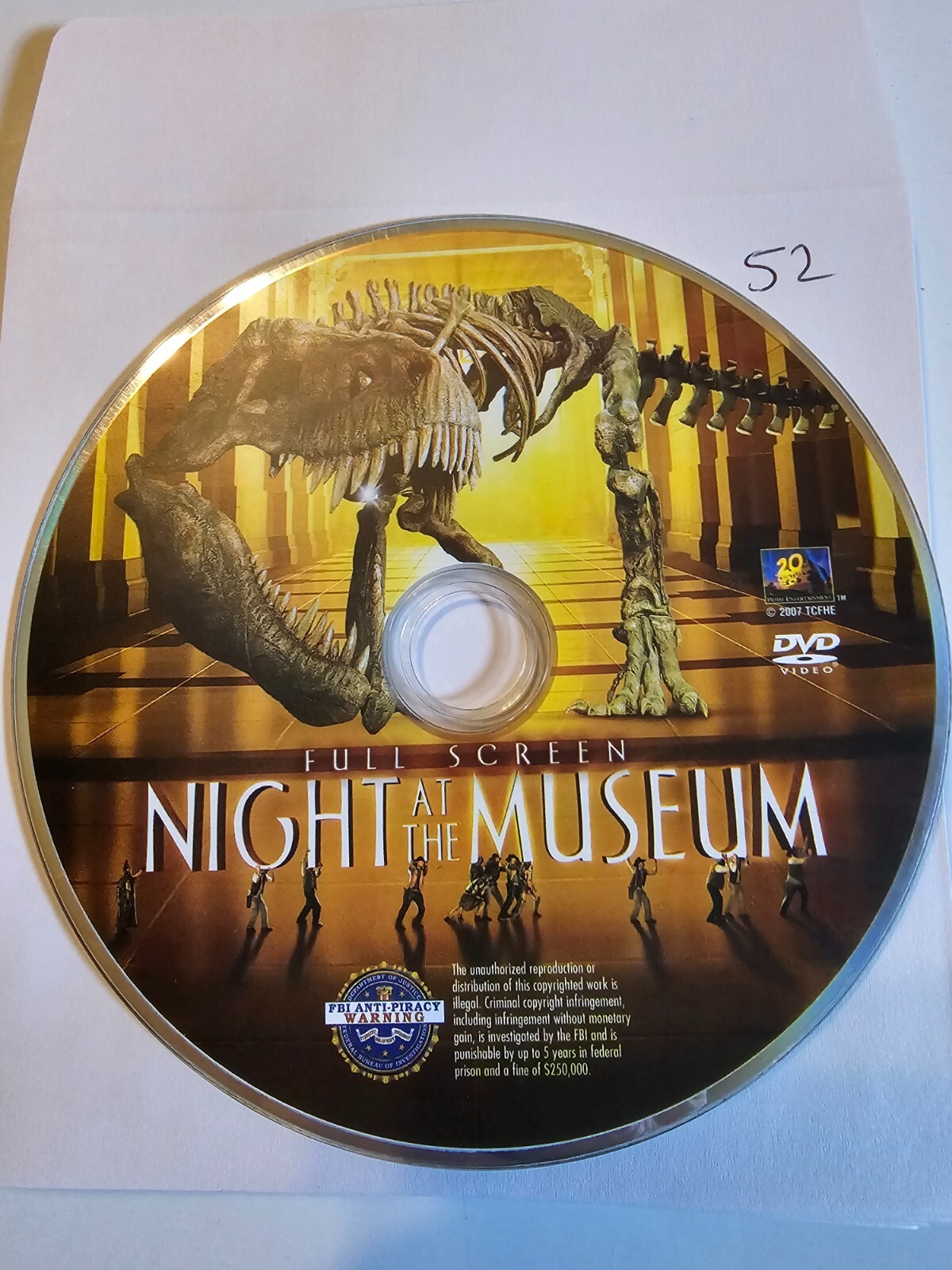 Night at the Museum (DVD, 2007, Full Frame)