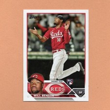 2023 Topps #339 WILL BENSON • Series Two Rookie • Cincinnati Reds