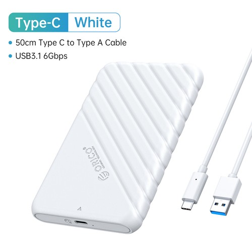 ORICO 2.5'' Hard Drive Enclosure USB 3.0/USB C Clear Cases for 7/9.5mm SATA SSD - Picture 31 of 33