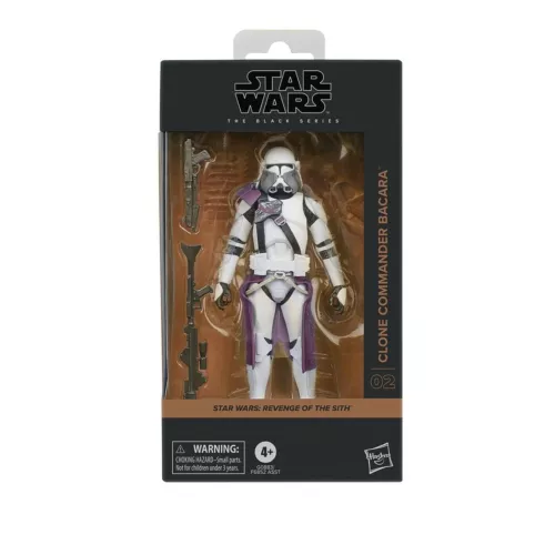 Star Wars Revenge of the Sith The Black Series Clone Commander Bacara Figure