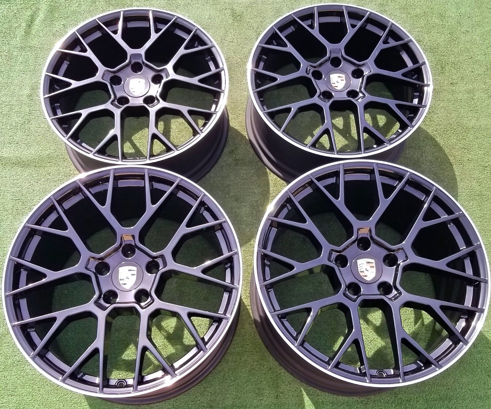 4 Factory Porsche 911 Wheels Set Genuine OEM 20 21 inch RS Spyder 