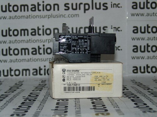 193-TAB10 SER.A OVERLOAD RELAY 0.6-1.0A *NEW *QUANTITY! - Picture 2 of 4
