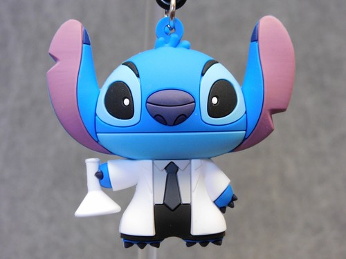 Disney Stitch NEW * Scientist Clip * Blind Bag Series 6 Key Chain Monogram - 第 1/7 張圖片