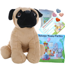 build MAKE a TEDDY BEAR KIT - Pug Dog - 16"/40cm - no sew