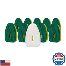Smilyeez Green Dotted Heavy Duty Scrubbing Sponge Refill for Scrub Daddy Dish