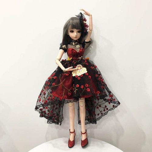1/3 Kugelgelenk Mädchen 60 cm BJD Puppe + Wechselaugen komplettes Outfit Upgrade Makeup - Bild 3 von 12