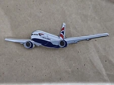 British Airways Boeing 777 Enamel Brooch Pin Plane Badge