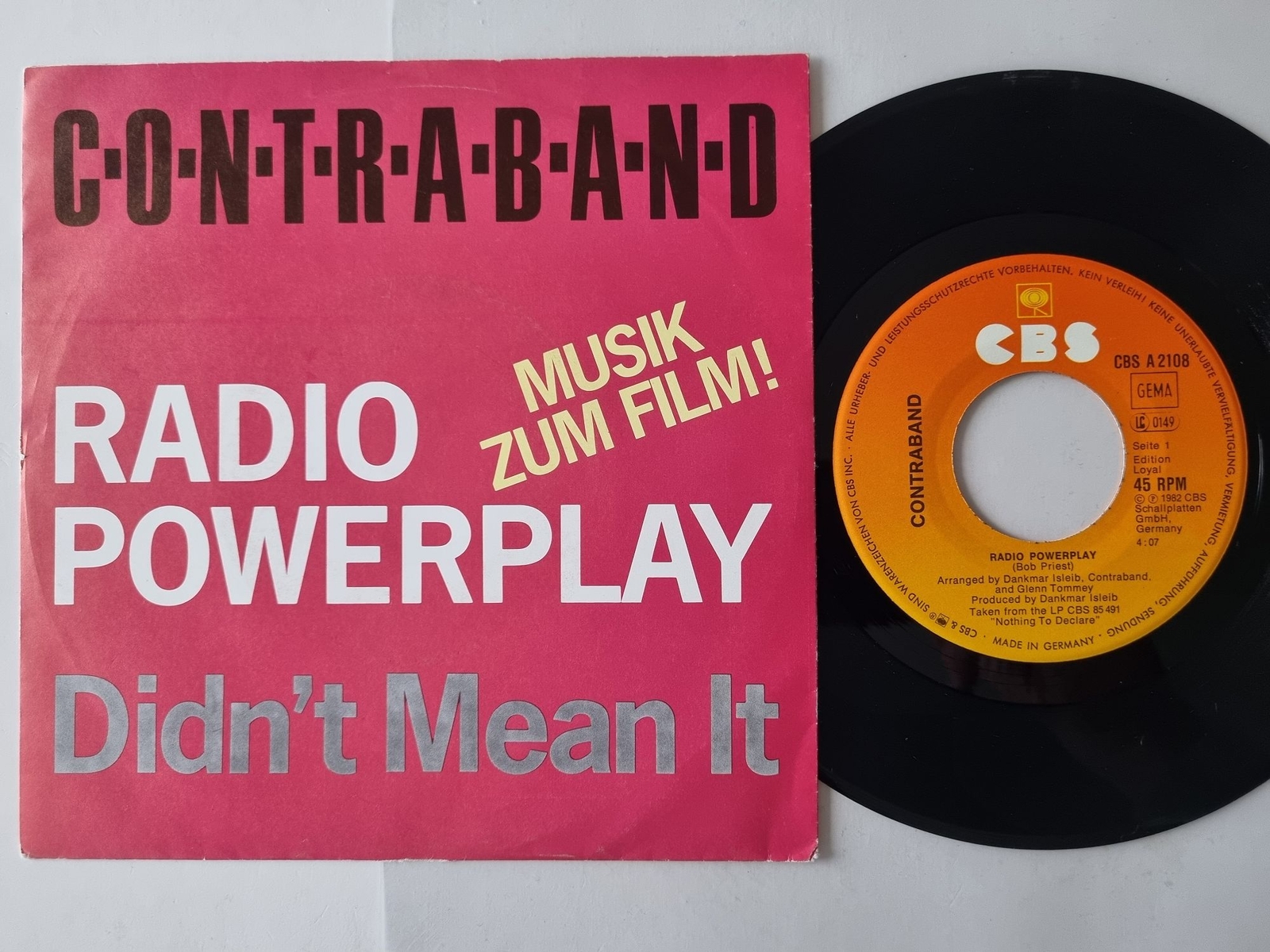 Contraband - Radio Powerplay 7'' Vinyl Germany