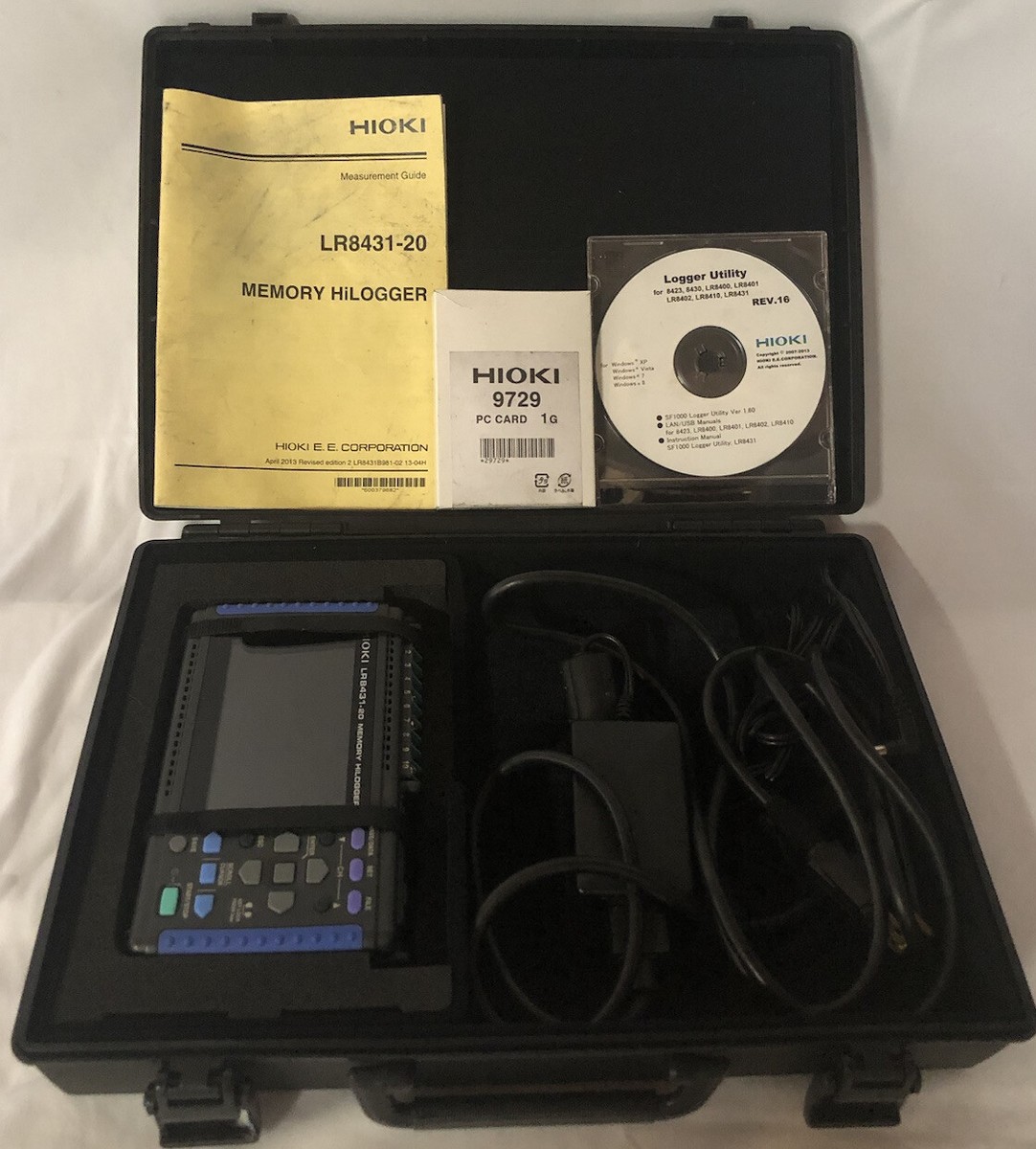 Hioki LR8431-20 10 Channel Memory HiLogger Used But