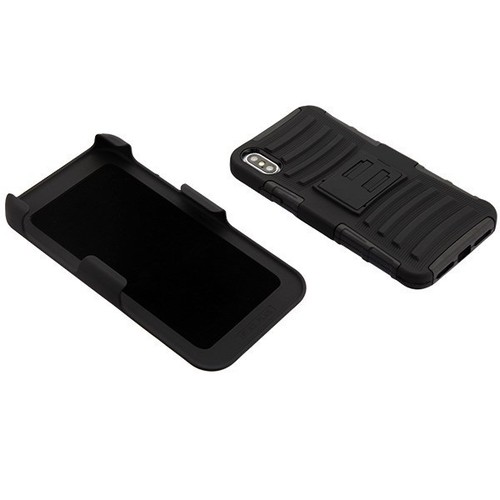 Funda rígida resistente de goma híbrida para teléfono Apple iPhone Xs Max - Imagen 21 de 36