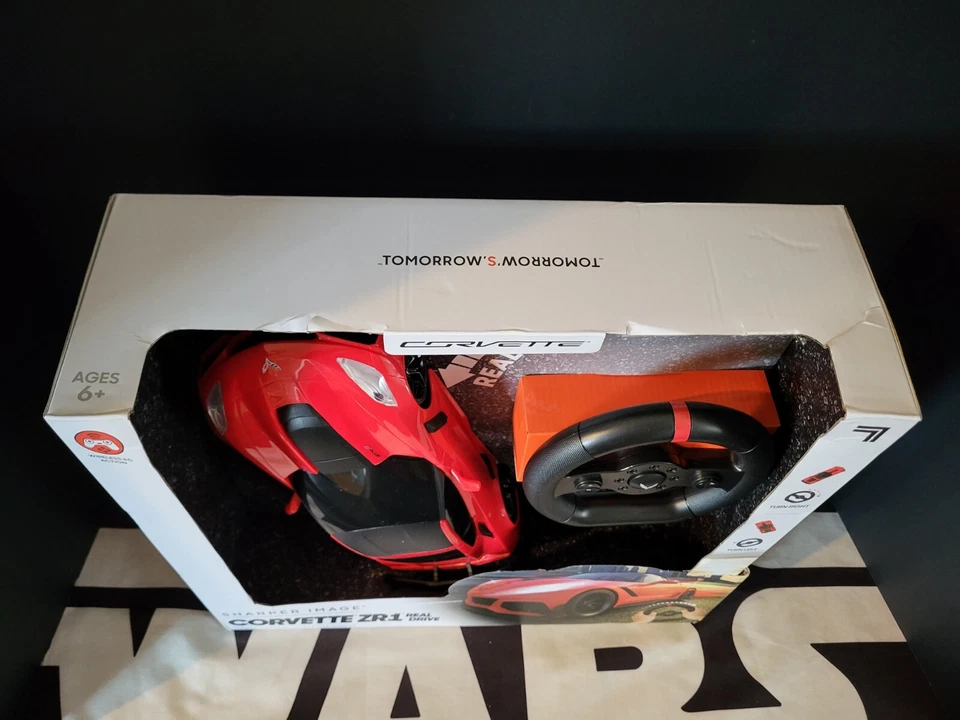 Corvette ZR1 RC Remote Control 2.4 GHZ SHARPER IMAGE Tomorrow's Tomorrow NEW - Image 2 of 4
