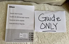 2012 GUIDE ONLY Nikon Quick Start Coolpix S330 Camera Manual Book