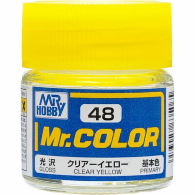 ウ グンゼ Mr.カラー Gunze Sangyo MR HOBBY Mr Color Semi Clear Yellow C-48 | eBay