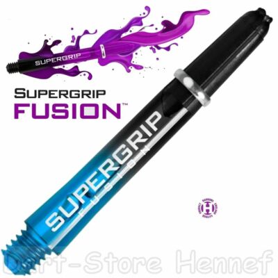 6 Shafts Harrows SUPERGRIP FUSION X, aqua, short