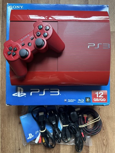 PlayStation 3 Super Slim Garnet Red 12GB/GO Konsole PS3