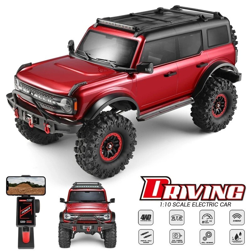 ホビーラジコン RAPIDLY 4*4 wheel drive off road 1/10 RC Professional 4WD 4x4 Remote Control Rock Off Road Crawler