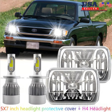 5x7 Led Headlights Hilow Beam H4 For Toyota Pickup 1982-1995 Hardbody Truck A 5x7 Led Headlights Hilow Beam H4 For Toyota Pickup 1982-1995 Hardbody Truck A